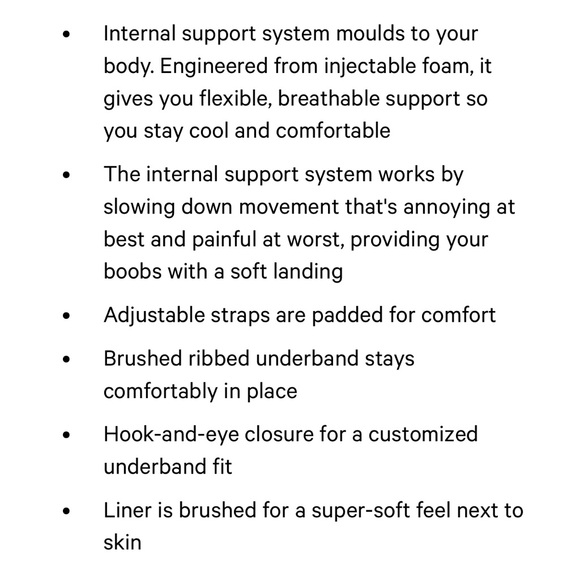 Lululemon AirSupport Bra *High Support C-DDD Cups BLK/ASGY - Picture 9 of 15